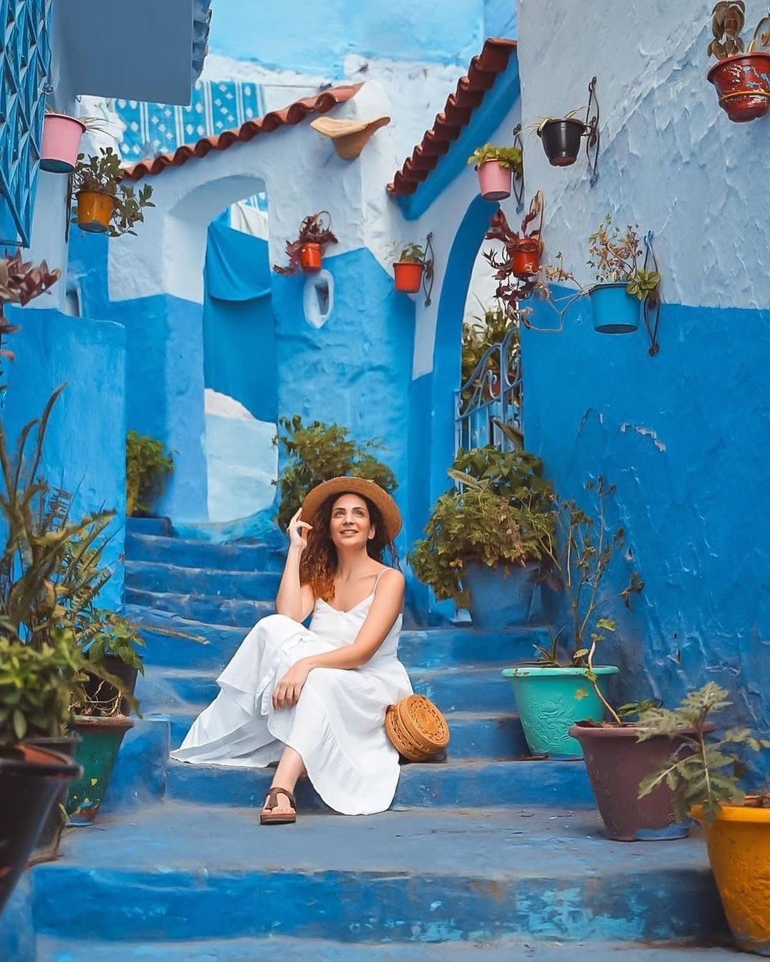 Chefchaouen, la ciudad azul, cerca de Tánger