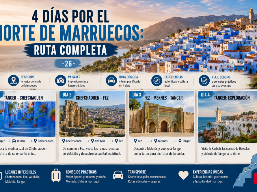 4 Días por el Norte de Marruecos: Ruta Completa