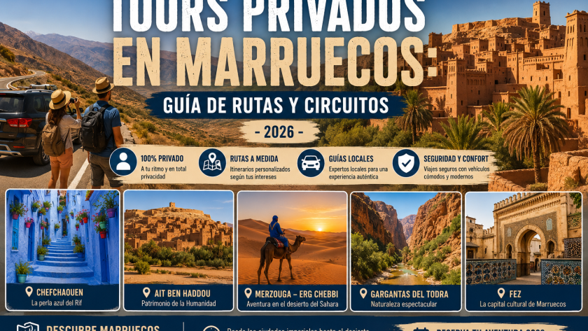 Tours Privados en Marruecos: Guía de Rutas y Circuitos-2026
