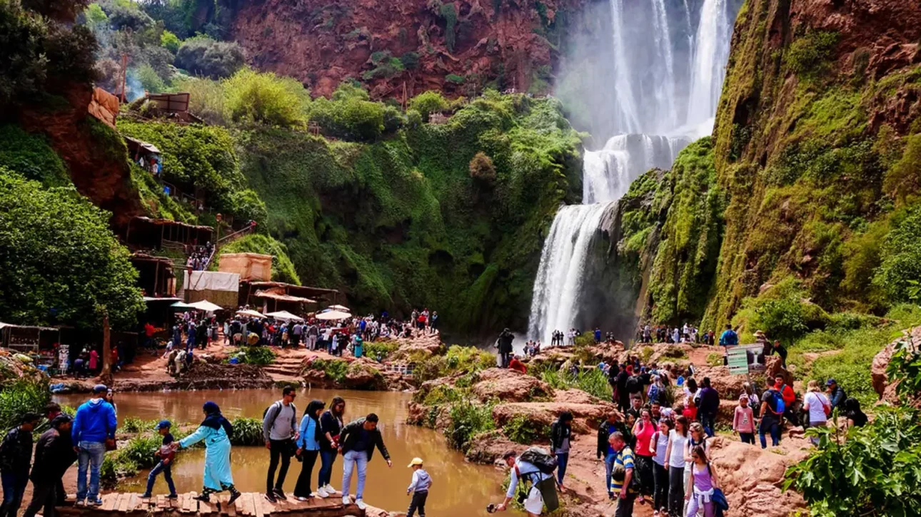 Cascadas de Ouzoud en el Atlas marroquí