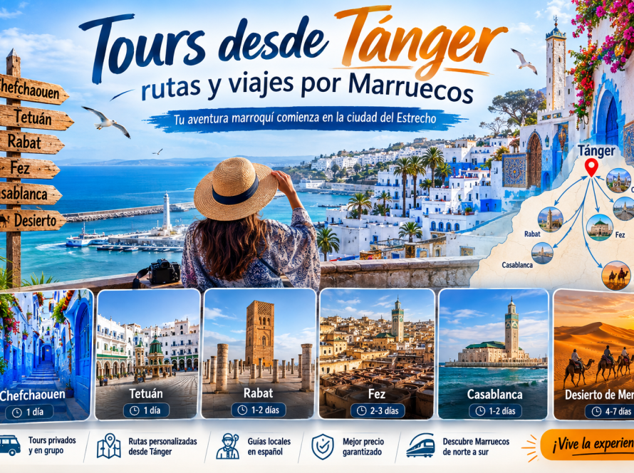 Tours desde Tánger: rutas y viajes por Marruecos